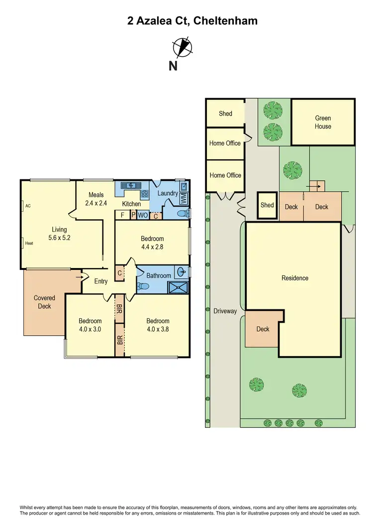 Floorplan of Homely house listing, 2 Azalea Court, Cheltenham VIC 3192