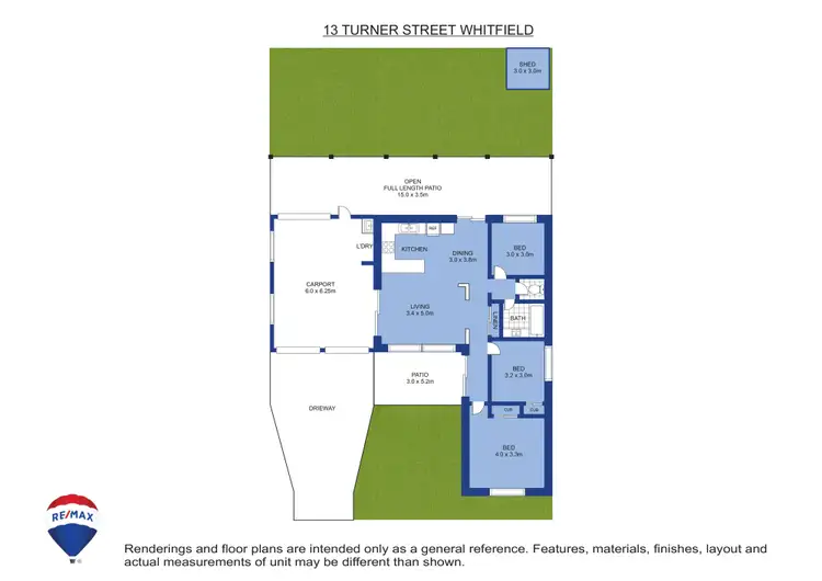 Floorplan of Homely house listing, 13 Turner Street, Whitfield QLD 4870