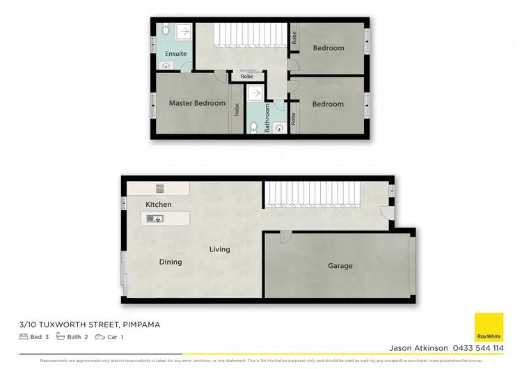 Floorplan of Homely townhouse listing, 3/10 Tuxworth Place, Pimpama QLD 4209