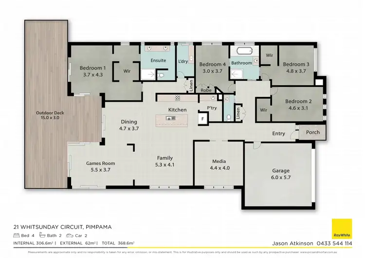 Floorplan of Homely house listing, 21 Whitsunday Circuit, Pimpama QLD 4209