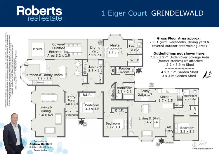 Floorplan of Homely house listing, 1 Eiger Court, Grindelwald TAS 7277