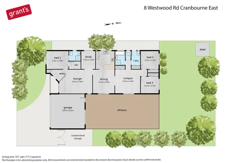 Floorplan of Homely house listing, 8 Westwood Road, Cranbourne East VIC 3977