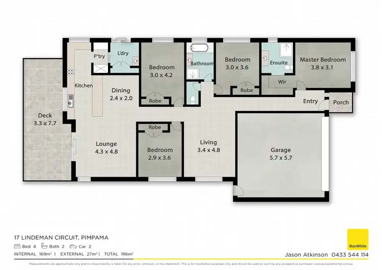 Floorplan of Homely house listing, 17 Lindeman Circuit, Pimpama QLD 4209