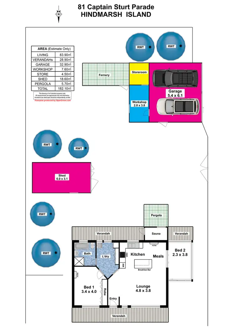 Floorplan of Homely house listing, 81 Captain Sturt Parade, Hindmarsh Island SA 5214