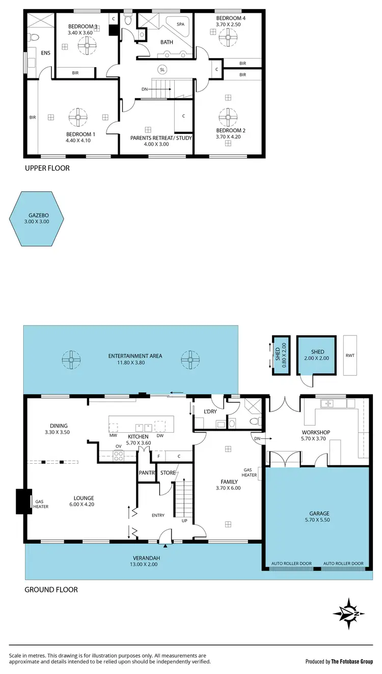 Floorplan of Homely house listing, 38 Wyndham Drive, Coromandel Valley SA 5051