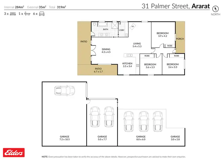 Floorplan of Homely house listing, 31 Palmer Street, Ararat VIC 3377