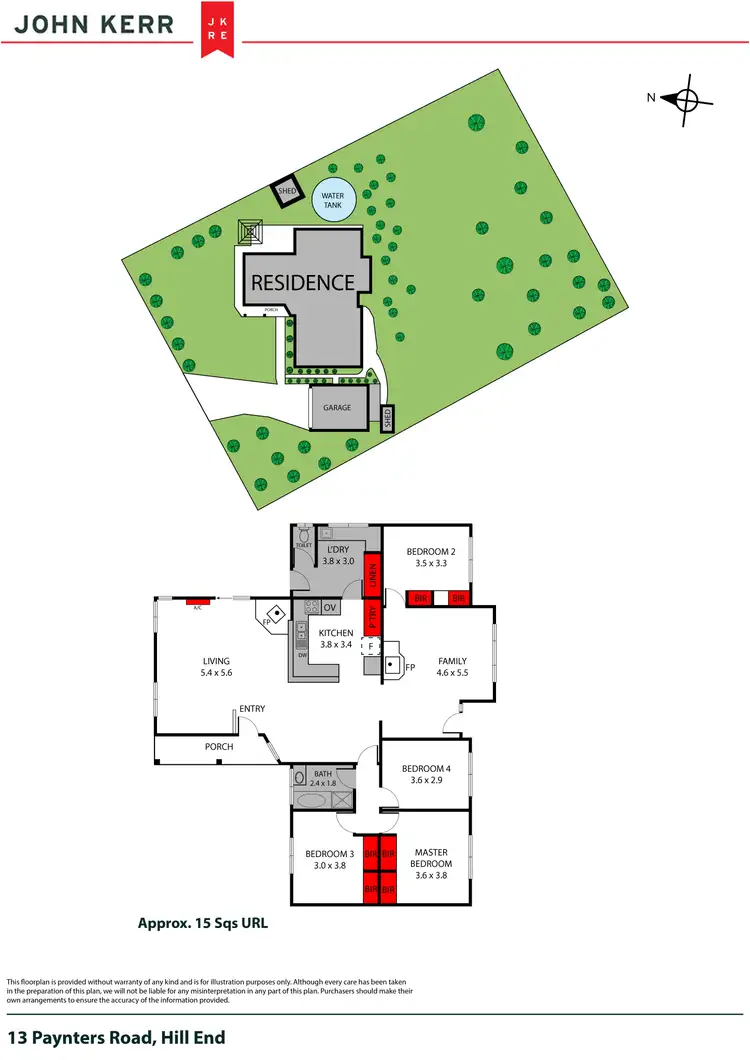 Floorplan of Homely house listing, 13 Paynter's Road, Hill End VIC 3825