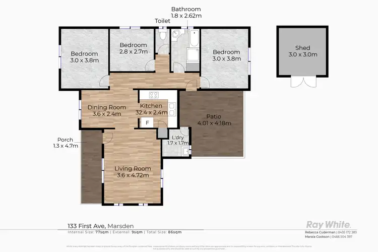 Floorplan of Homely house listing, 133 First Avenue, Marsden QLD 4132