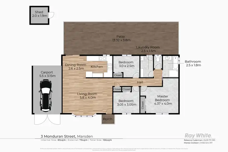 Floorplan of Homely house listing, 3 Monduran Street, Marsden QLD 4132