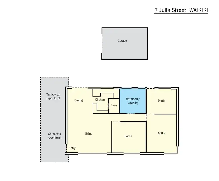 Floorplan of Homely house listing, 7 Julia Street, Waikiki WA 6169