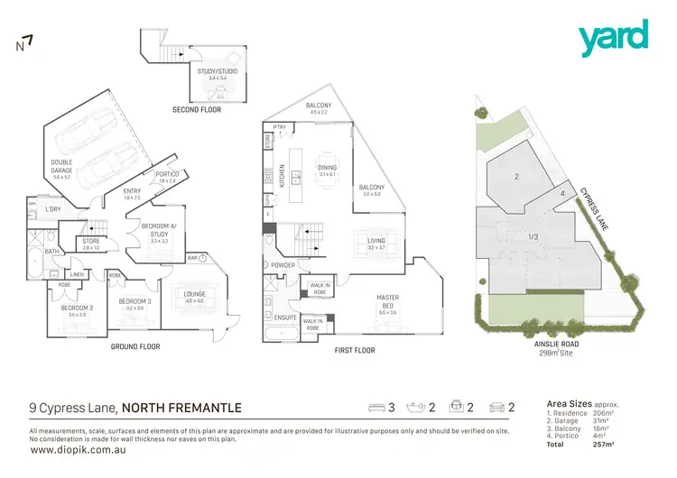Floorplan of Homely house listing, 9 Cypress Lane, North Fremantle WA 6159