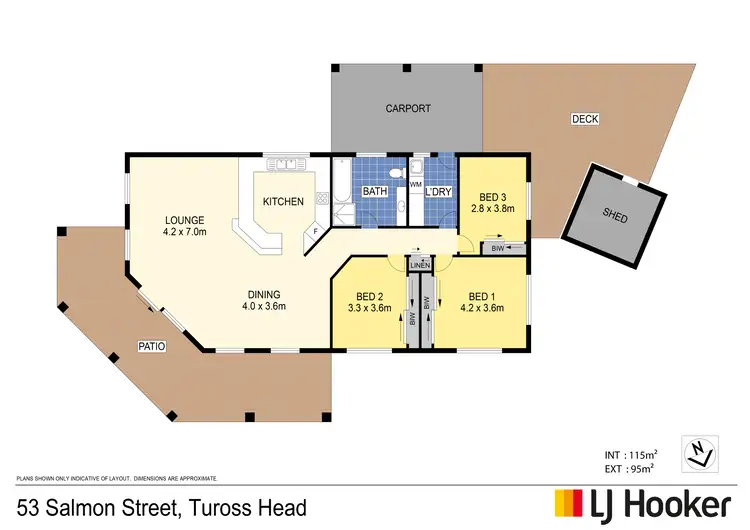 Floorplan of Homely house listing, 53 Salmon Street, Tuross Head NSW 2537