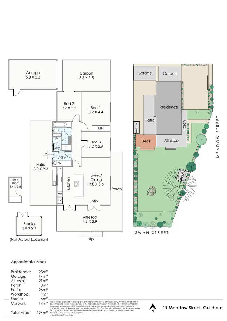 Floorplan of Homely house listing, 19 Meadow Street, Guildford WA 6055