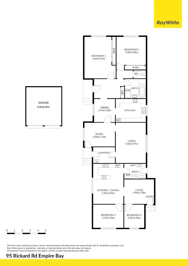 Floorplan of Homely house listing, 95 Rickard Road, Empire Bay NSW 2257