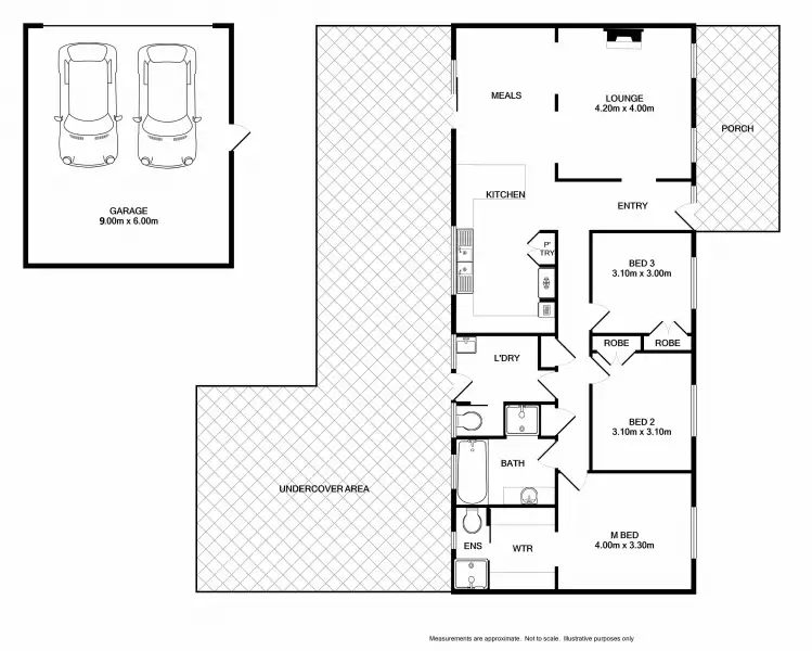 Floorplan of Homely house listing, 125 Pell Street, Howlong NSW 2643