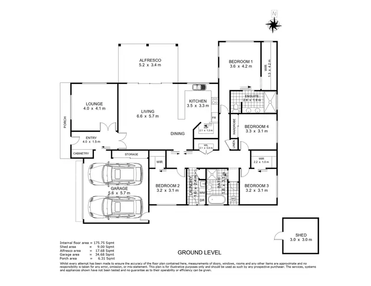 Floorplan of Homely house listing, 6 Fullbrook Avenue, Highfields QLD 4352