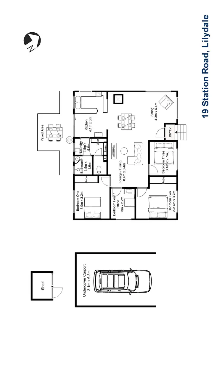 Floorplan of Homely house listing, 19 Station Road, Lilydale TAS 7268