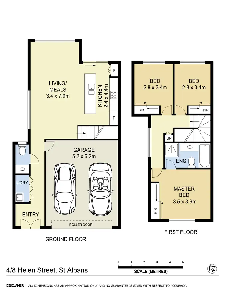 Floorplan of Homely townhouse listing, 4/8 Helen Street, St Albans VIC 3021