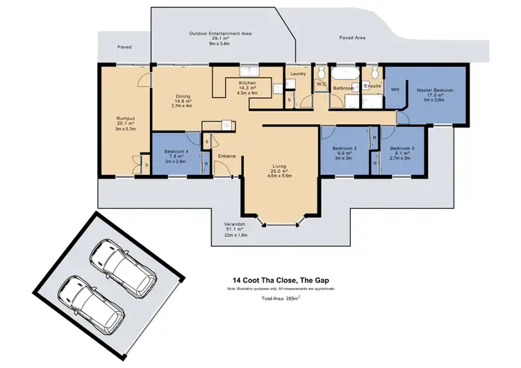 Floorplan of Homely house listing, 14 Coot-tha Close, The Gap QLD 4061