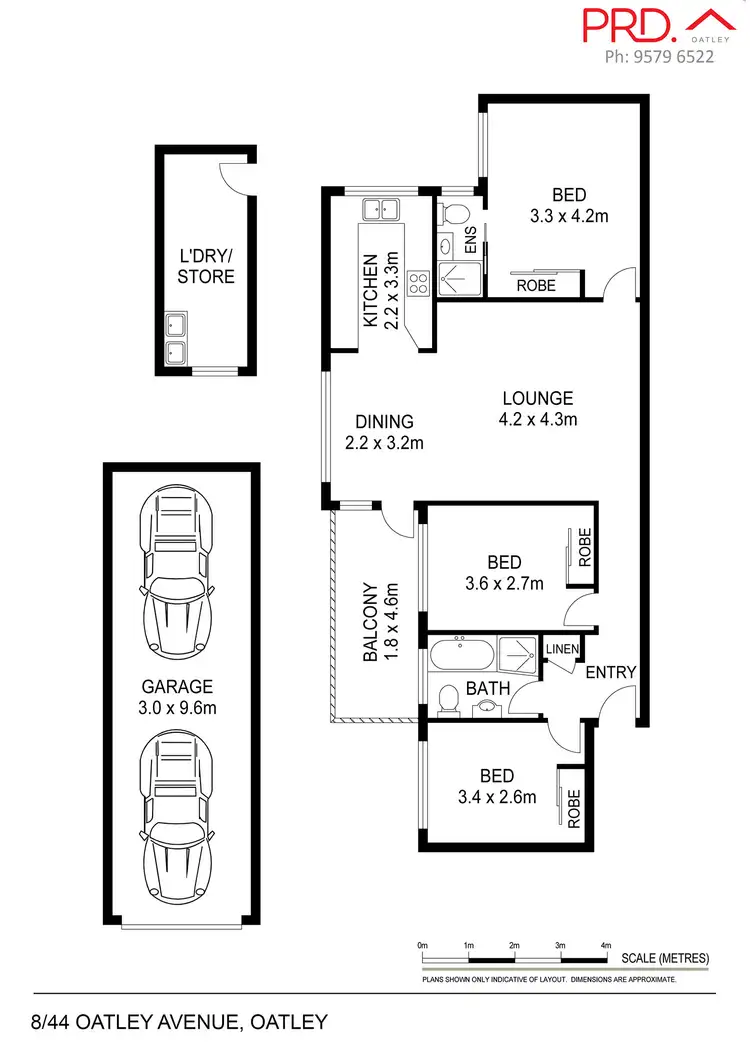 Floorplan of Homely unit listing, 8/44 Oatley Avenue, Oatley NSW 2223