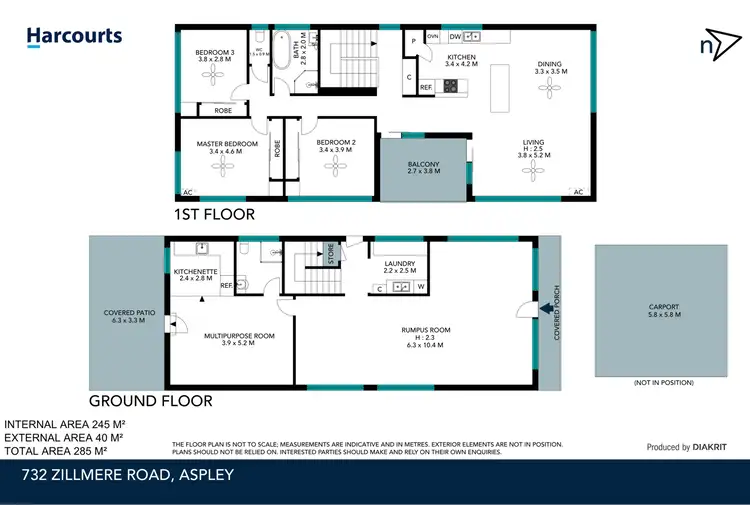 Floorplan of Homely house listing, 732 Zillmere Road, Aspley QLD 4034