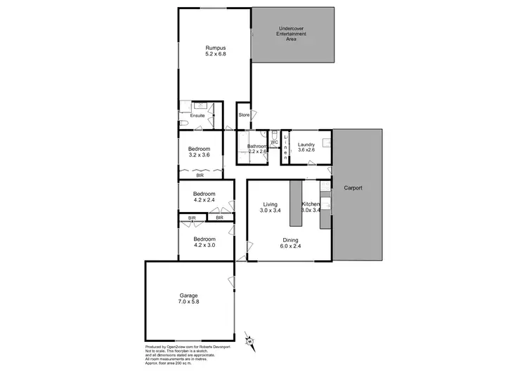 Floorplan of Homely house listing, 4 Mungala Crescent, Miandetta, Devonport TAS 7310