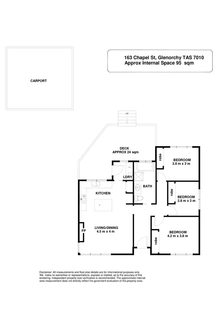Floorplan of Homely house listing, 163 Chapel Street, Glenorchy TAS 7010