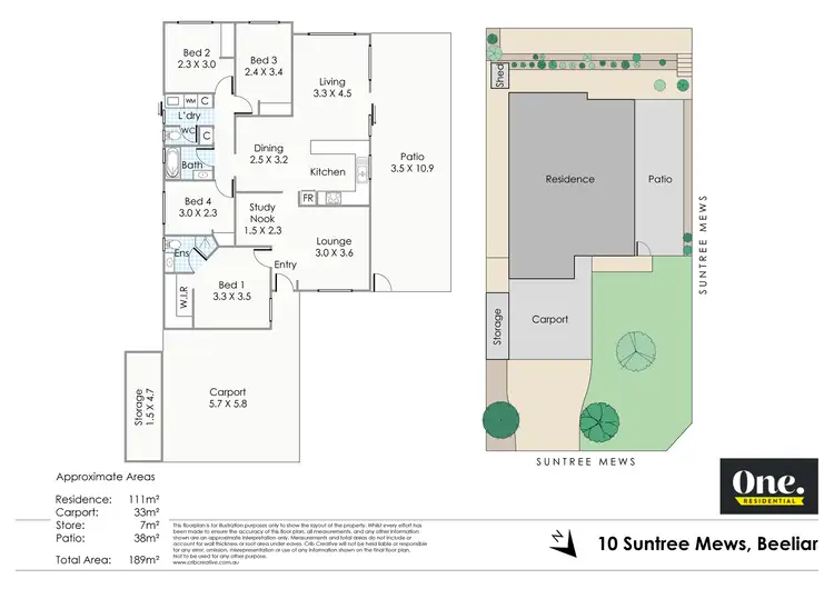 Floorplan of Homely house listing, 10 Suntree Mews, Beeliar WA 6164
