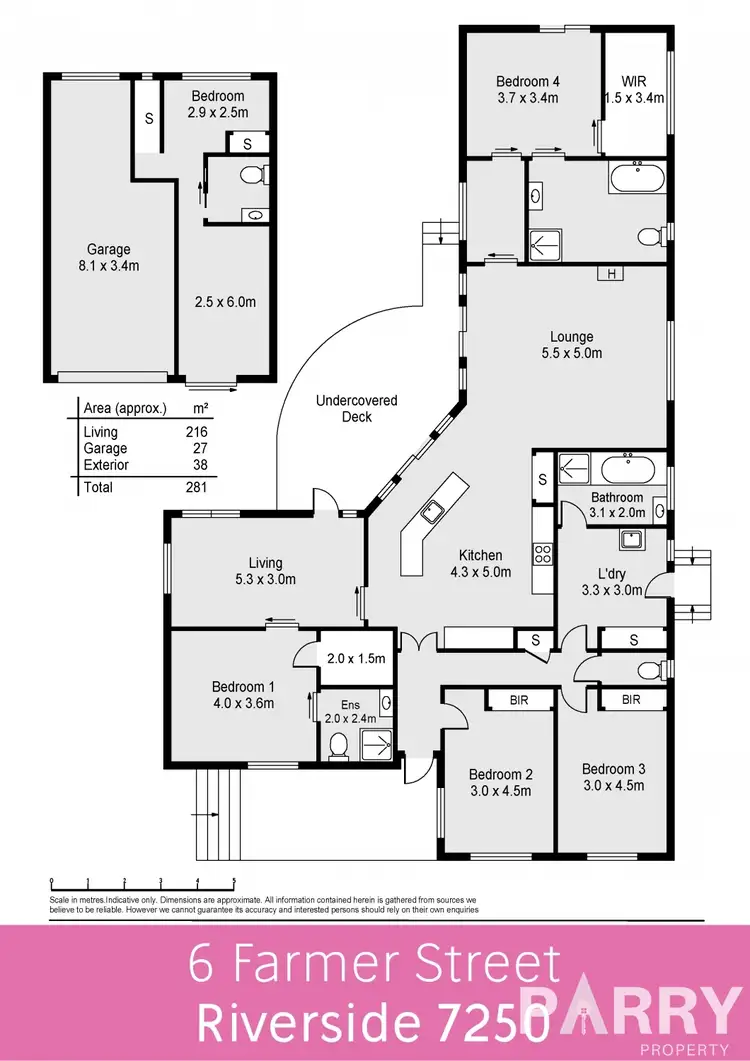 Floorplan of Homely house listing, 6 Farmer Street, Riverside TAS 7250