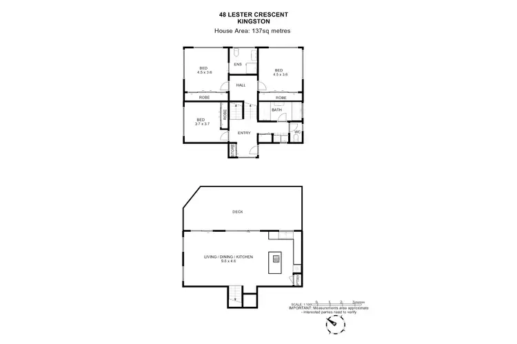 Floorplan of Homely house listing, 48 Lester Crescent, Kingston TAS 7050