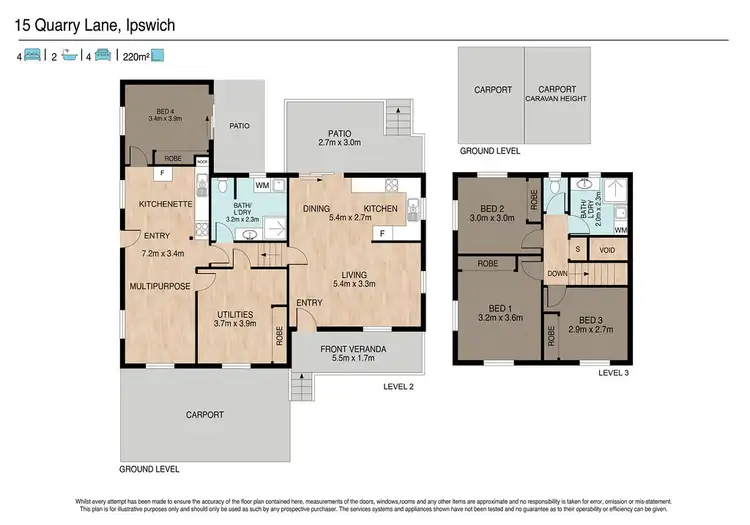 Floorplan of Homely house listing, 15 Quarry Lane, Ipswich QLD 4305