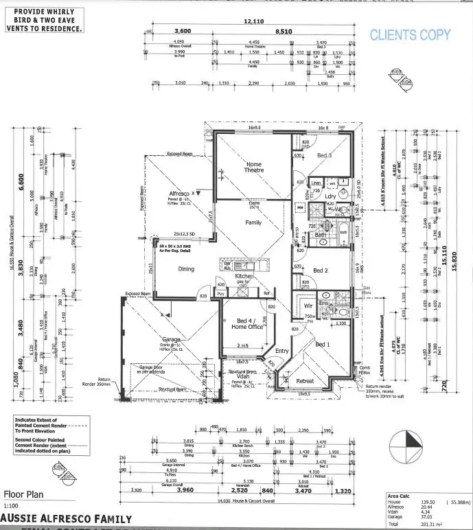Floorplan of Homely house listing, 53 Banrock Drive, Ellenbrook WA 6069