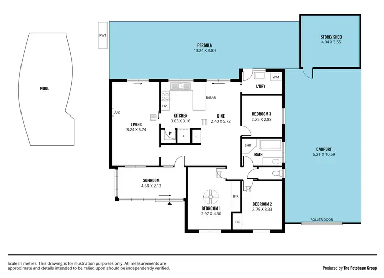 Floorplan of Homely house listing, 1 Merriwa Road, Sheidow Park SA 5158