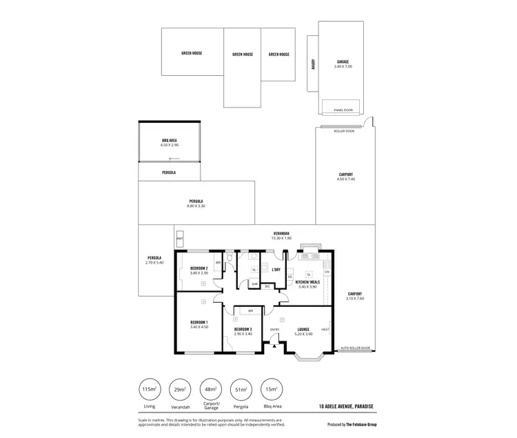 Floorplan of Homely house listing, 10 Adele Avenue, Paradise SA 5075