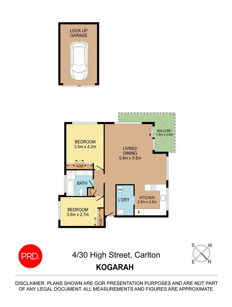 Floorplan of Homely unit listing, 4/30 High street, Carlton NSW 2218