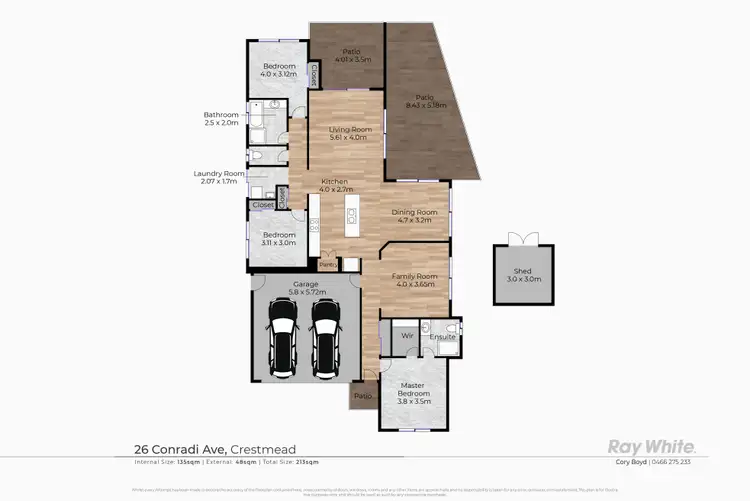 Floorplan of Homely house listing, 26 Conradi Avenue, Crestmead QLD 4132