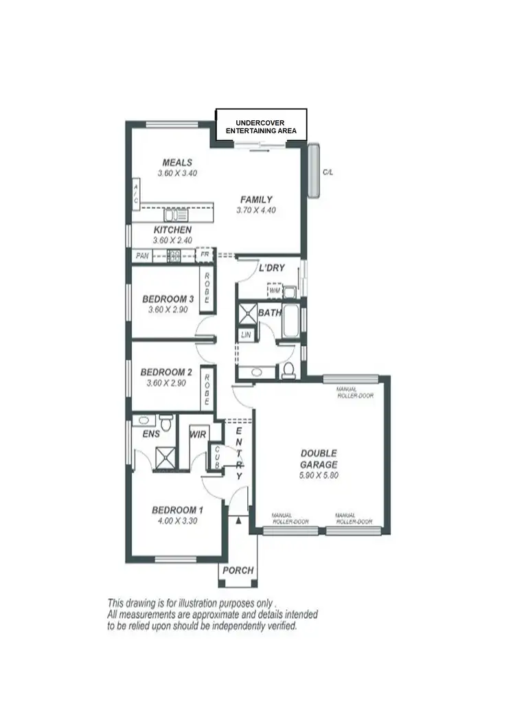 Floorplan of Homely house listing, 5 Orleans Avenue, Seaford Meadows SA 5169