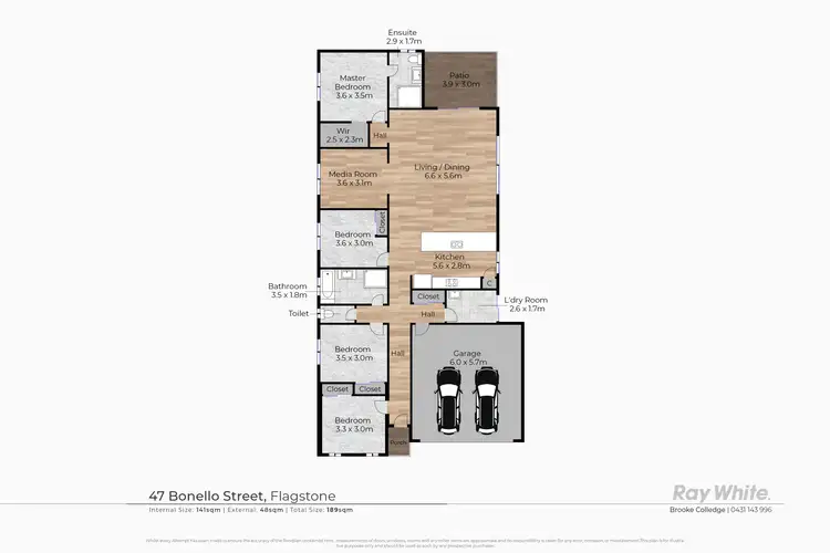 Floorplan of Homely house listing, 47 Bonello Circuit, Flagstone QLD 4280