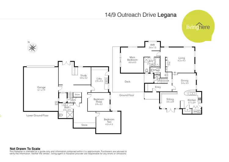 Floorplan of Homely house listing, 14/9 Outreach Drive, Legana TAS 7277