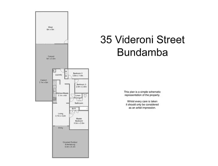 Floorplan of Homely house listing, 35 Videroni Street, Bundamba QLD 4304