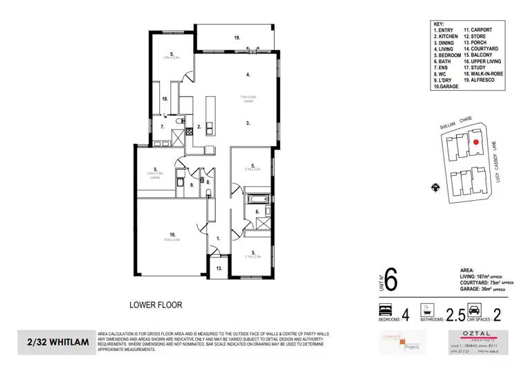 Floorplan of Homely townhouse listing, Unit 6/Block 2 Section 32, Whitlam ACT 2611