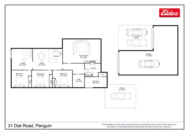 Floorplan of Homely house listing, 31 Dial Road, Penguin TAS 7316