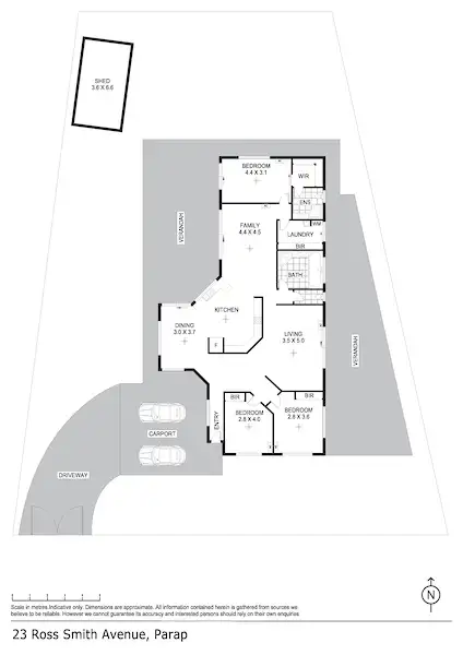 Floorplan of Homely house listing, 23 Ross Smith Avenue, Parap NT 820
