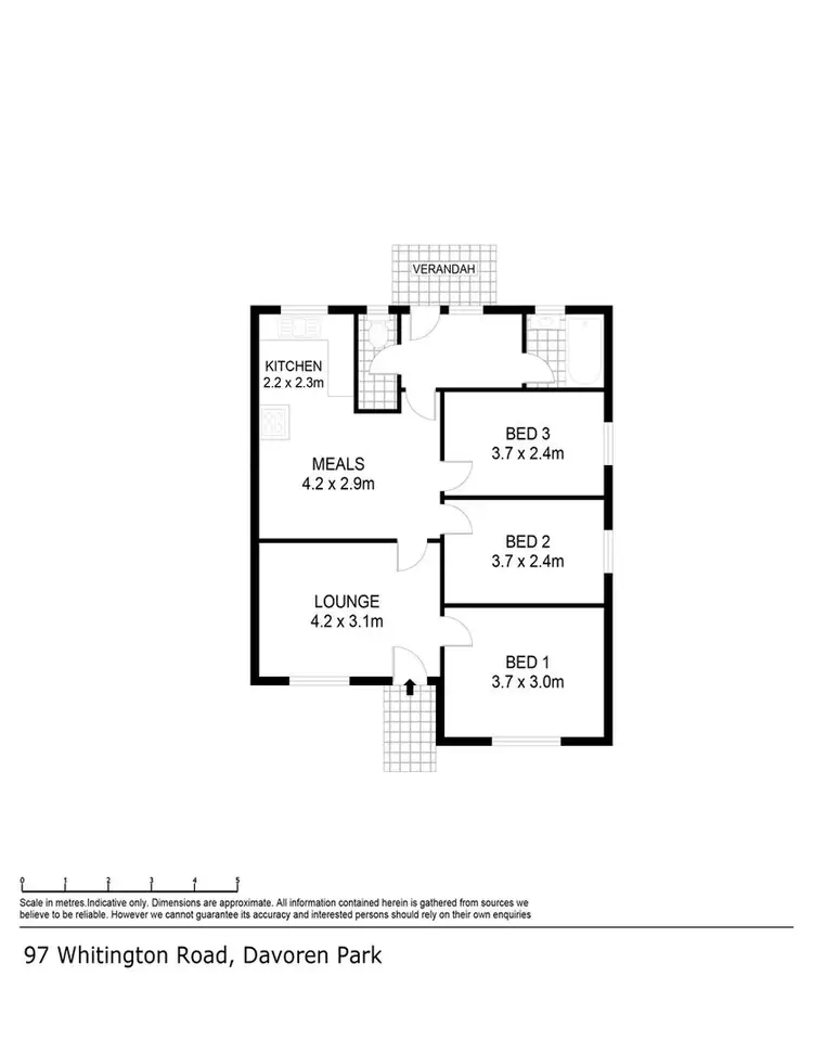Floorplan of Homely house listing, 97 Whitington Rd, Davoren Park SA 5113