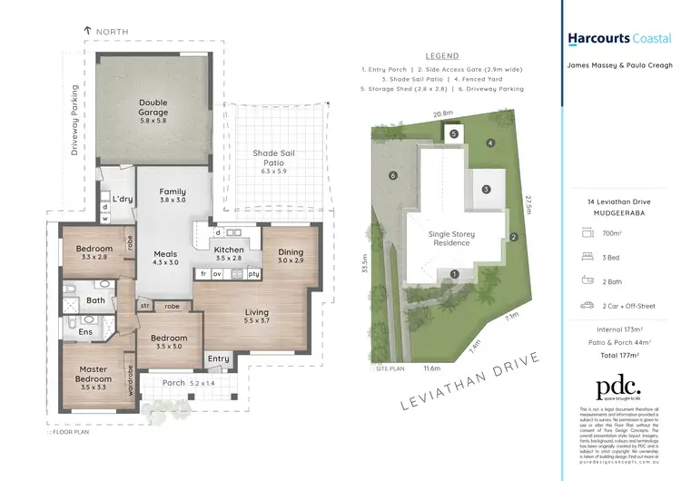 Floorplan of Homely house listing, 14 Leviathan Drive, Mudgeeraba QLD 4213