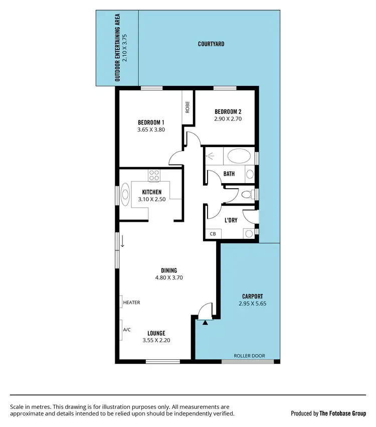 Floorplan of Homely house listing, 2/24 Smugglers Drive, Seaford Rise SA 5169