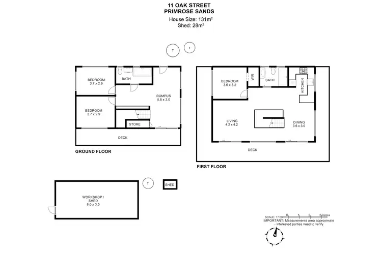 Floorplan of Homely house listing, 11 Oak Street, Primrose Sands TAS 7173