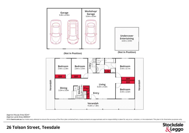 Floorplan of Homely house listing, 26 Tolson Street, Teesdale VIC 3328