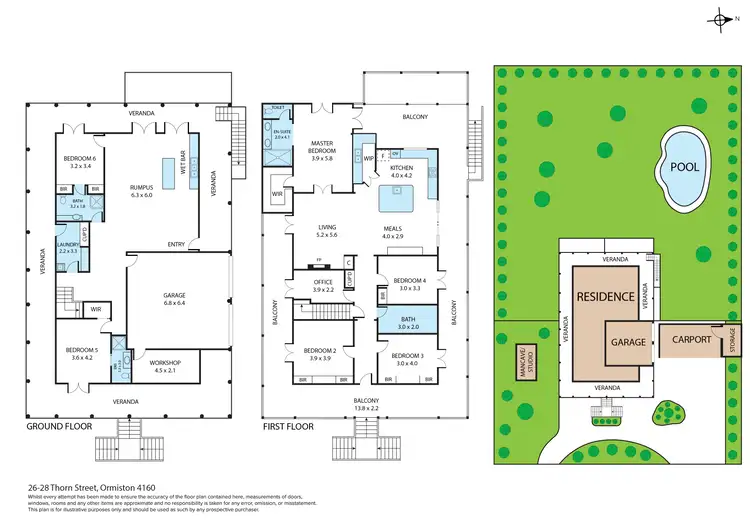 Floorplan of Homely house listing, 26-28 Thorn Street, Ormiston QLD 4160
