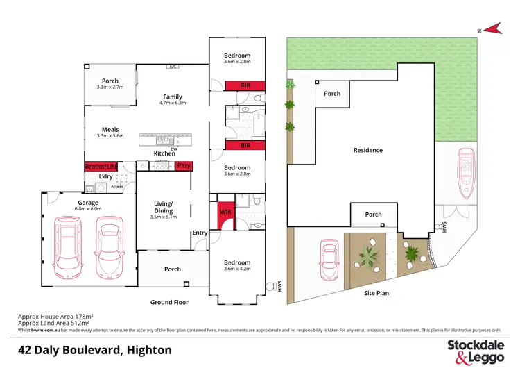 Floorplan of Homely house listing, 42 Daly Boulevard, Highton VIC 3216